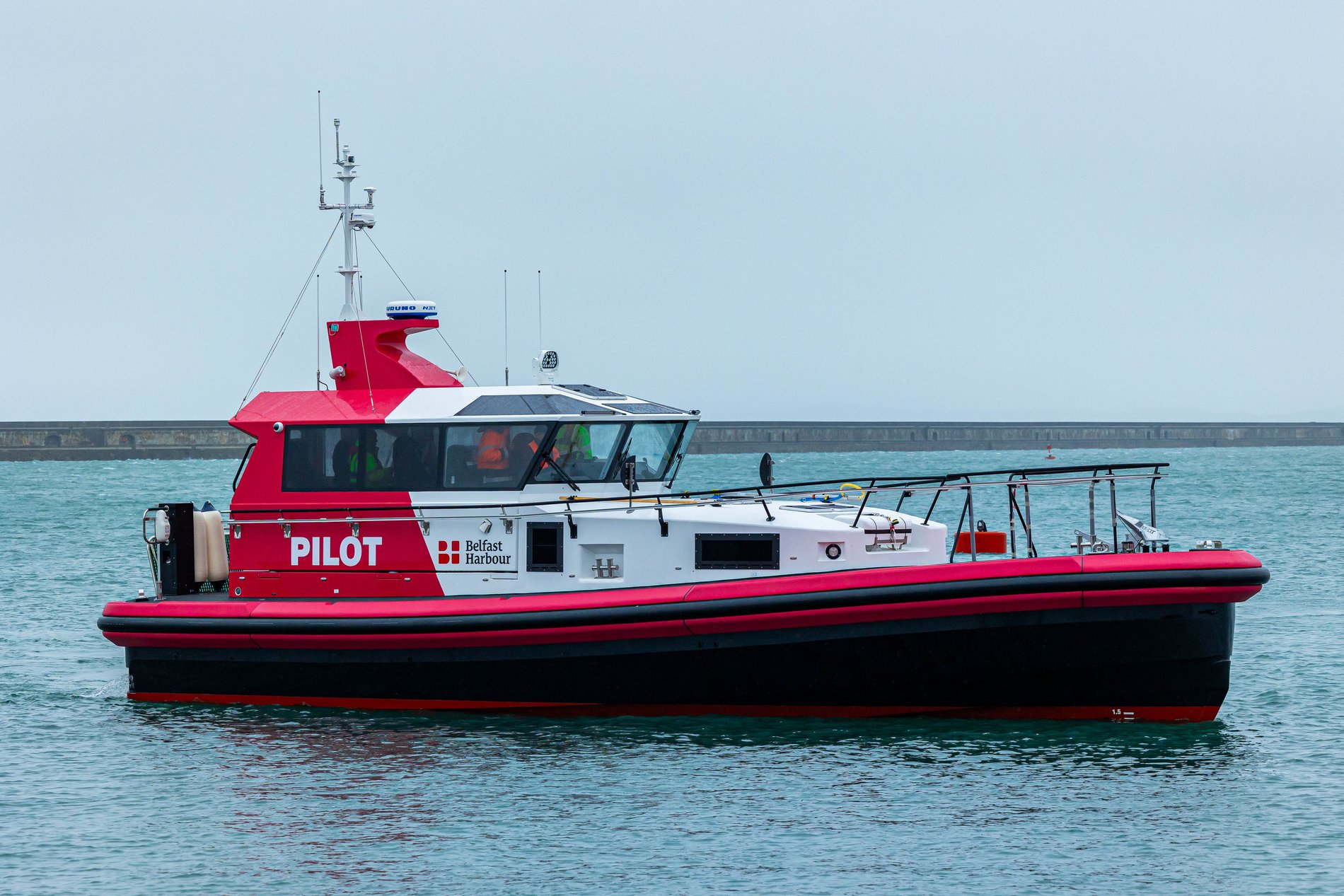 fenders for Pilot boat Belfast Harbour