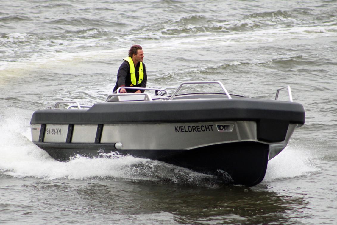 Light weight fender system for Stormer Marine's Rescue75 Outboard workboat.