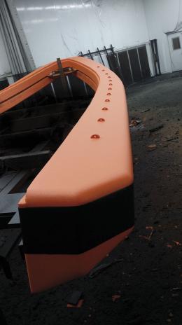 Fenders voor KNRM 9 mtr klasse, van Habbeke Shipyard