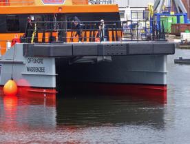 Maßgeschneiderte Fender für Projekt Offshore Waddenzee. 