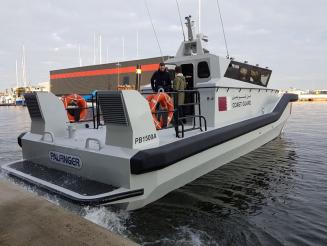 Tailor made fenders for fast rescue vessel PB1500A by  Palfinger Boats