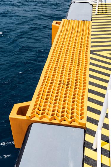 Tailor made fender system for Windfarm support vessel Damen  2710 by Damen Antalya