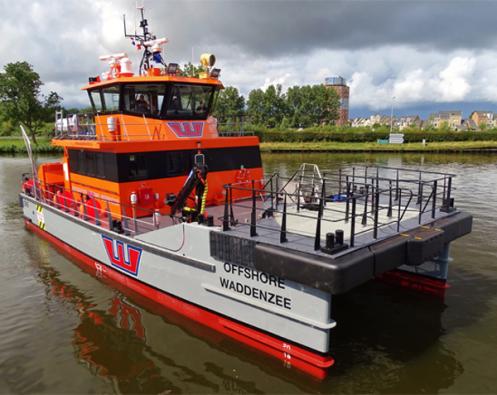 Maßgeschneiderte Fender für Projekt Offshore Waddenzee. 