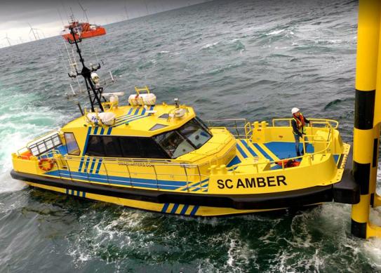 Fender system for Sima Charters - SC Amber windfarm support vessel.