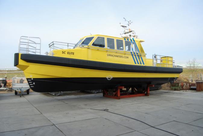 Tailor made fender system for Sima Charters workboat SC Elite