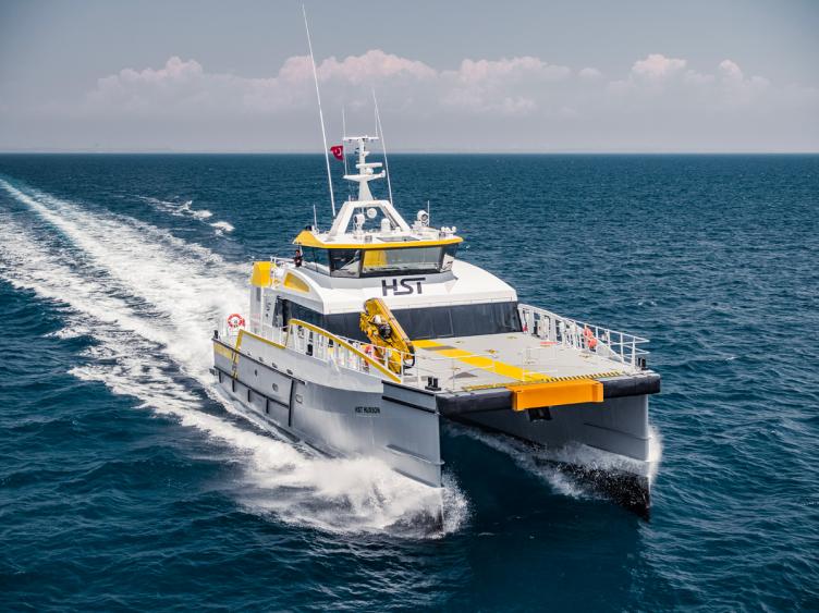 Tailor made fender system for Windfarm support vessel Damen  2710 by Damen Antalya