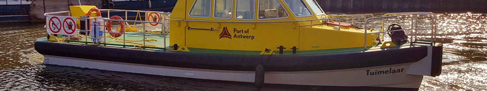 Customized fenders for Antwerp-Havendienst, by Dijkstra Metaalbewerking, Harlingen