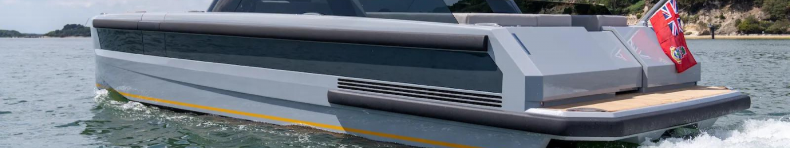 Custom fender system for the 12.3m Shadow Kitten catamaran tender by Compass.