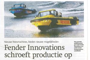 Artikel schuttevaer- fender innovations schroeft productie op